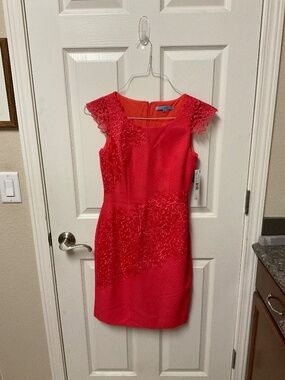 Antonio Melani size 0 dress.  NWT.  Lace detail.